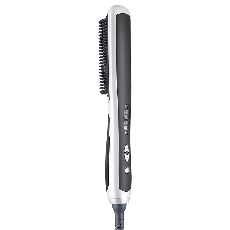 Multifunctional Hair Straightener Professional Quick Heated Electric Hot Comb Curler Hairstyle Brush Curling Iron Stying Tool
