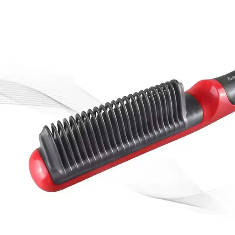 Multifunctional Hair Straightener Professional Quick Heated Electric Hot Comb Curler Hairstyle Brush Curling Iron Stying Tool