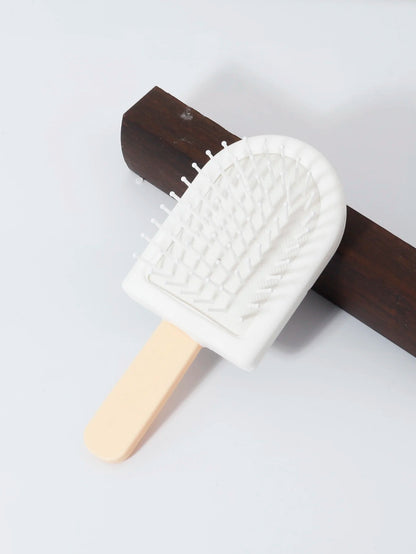 1 ice cream shaped new mini air cushion brush anti-static cartoon scalp massage comb,Special for real hair wigs