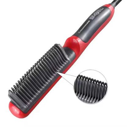 Multifunctional Hair Straightener Professional Quick Heated Electric Hot Comb Curler Hairstyle Brush Curling Iron Stying Tool