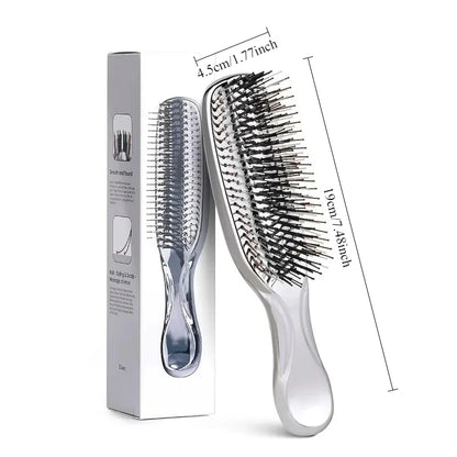 Japanese Premium Head Massager Scalp Brush Hair Massager Shampoo Brush Wet Plastic Detangling Brush Hair Cleaning Comb Rose Gold