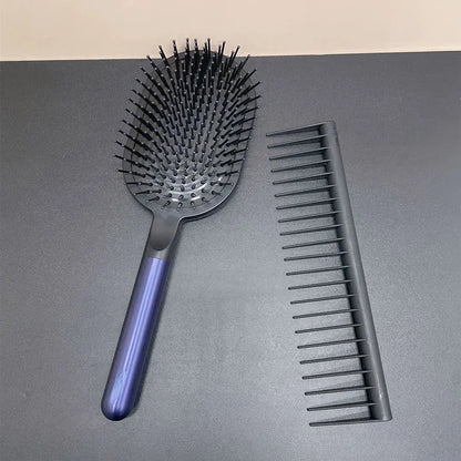 New For Dyson Airbag Comb+Wide Tooth Comb+Cylinder Comb Massage Airbag Hairbrush Hairdressing Curly Styling Set Kit