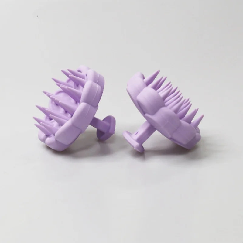Multi Functional Silicone Shampoo Brush Dry Wet Dual Use Scalp Massage Comb Body Cleaning Bath Massager Salon Hairdressing Tools