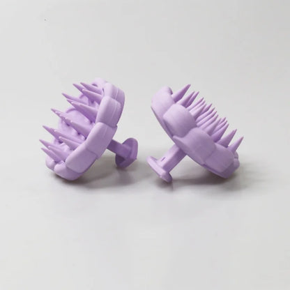 Multi Functional Silicone Shampoo Brush Dry Wet Dual Use Scalp Massage Comb Body Cleaning Bath Massager Salon Hairdressing Tools