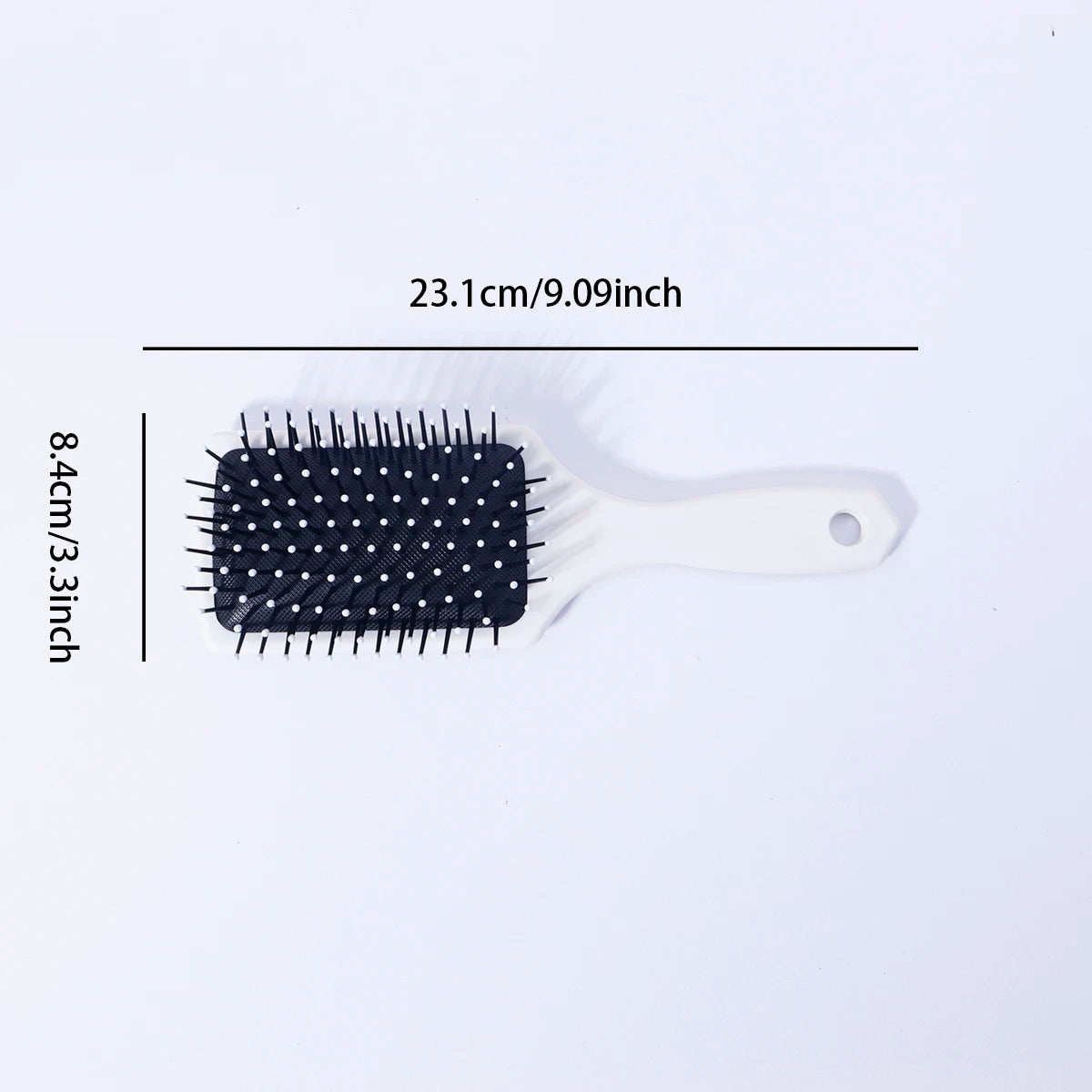 1 piece of vibrant flower print pattern comb - anti-static, gentle hair combing, scalp massage comb,Special for real hair wigs