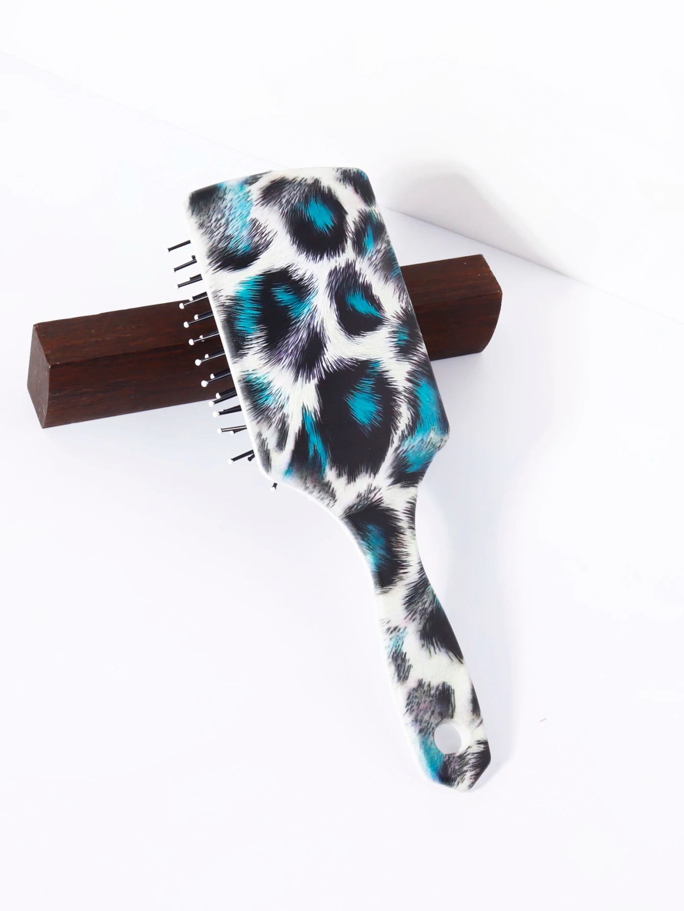 Leopard pattern airbag comb-anti-static,scalp massage,soft nylon bristles,exfoliating hair brush,Special for real hair wigs