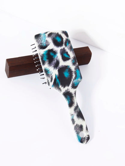 Leopard pattern airbag comb-anti-static,scalp massage,soft nylon bristles,exfoliating hair brush,Special for real hair wigs