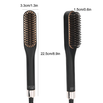 Electric Beard Straightening Comb Heated Men Hair Comb Multifunctional Beard Straightener Brush for Men
