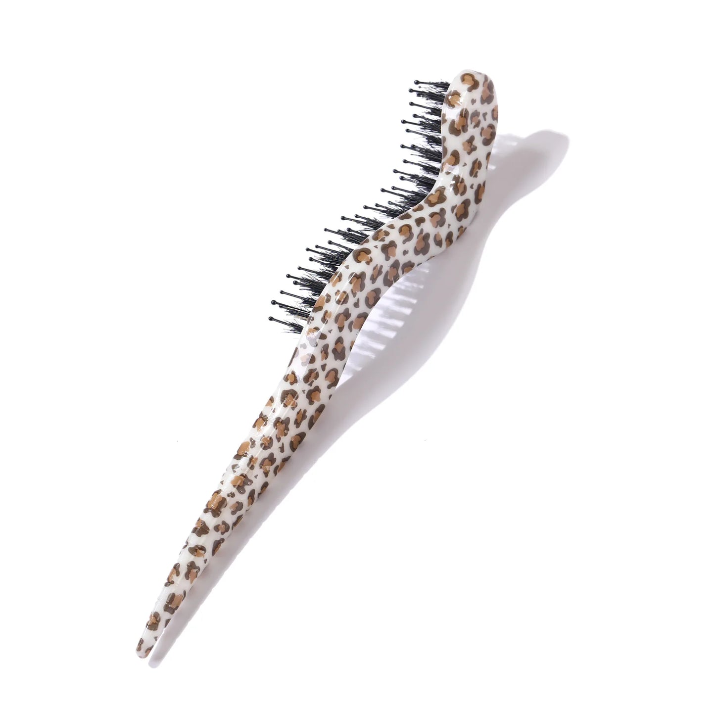 New Snake Shaped Three Row Comb Colorful Hair Brush Set Unique Patterned Handles Detangling Combs