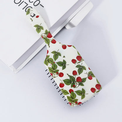 1 pc of fruit themed scalp massage airbag comb -exfoliating brush,gentle styling and relaxation,Special for real hair wigs