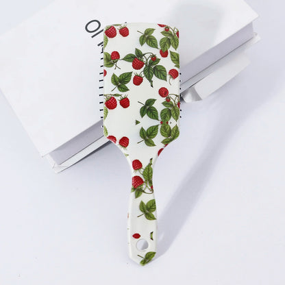 1 pc of fruit themed scalp massage airbag comb -exfoliating brush,gentle styling and relaxation,Special for real hair wigs