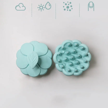 Multi Functional Silicone Shampoo Brush Dry Wet Dual Use Scalp Massage Comb Body Cleaning Bath Massager Salon Hairdressing Tools