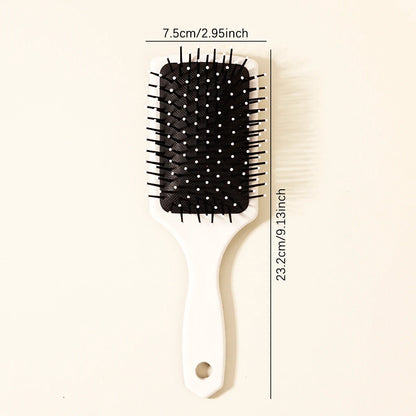 All hair types exfoliating brush, floral pattern air cushion massage brush ABS plastic handle,Special for real hair wigs