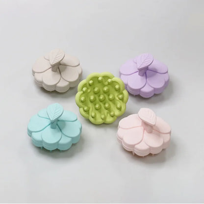 Multi Functional Silicone Shampoo Brush Dry Wet Dual Use Scalp Massage Comb Body Cleaning Bath Massager Salon Hairdressing Tools