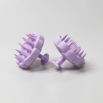 Multi Functional Silicone Shampoo Brush Dry Wet Dual Use Scalp Massage Comb Body Cleaning Bath Massager Salon Hairdressing Tools