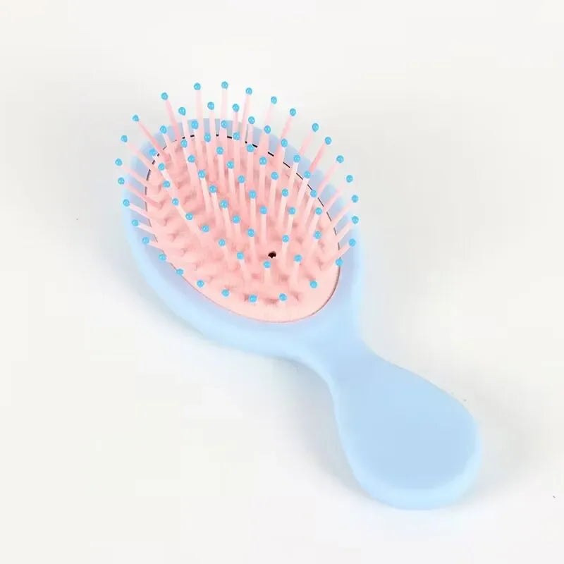1pcs Mini Detangler Hair Brushes Massager Anti Static Air Bag Hair Comb Wet and Dry Portable Hairbrush Salon Styling Accessories